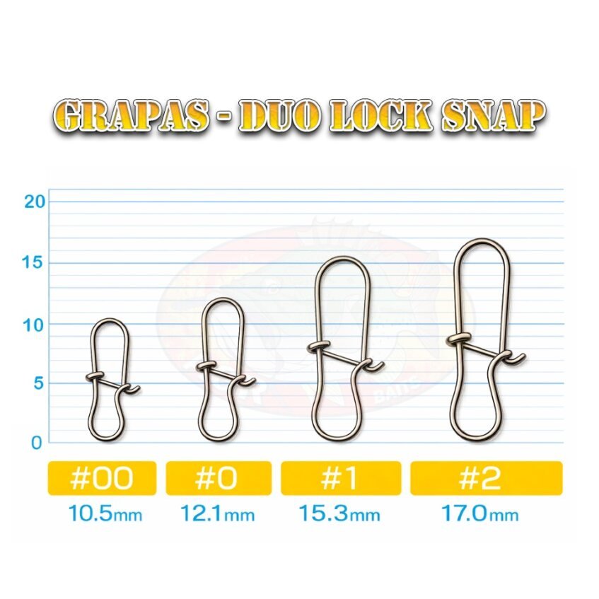 Grapas AGR Duo Lock Snap Black Nickel - Tienda Bass