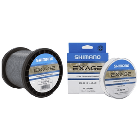 Hilo monofilamento Shimano Exage Gris 300m - Tienda Bass