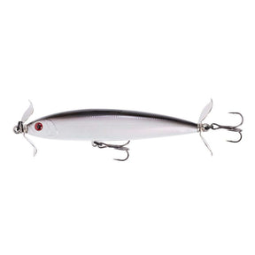 Jerkbait Hart Double Wisher 100 mm Pearl Black - Tienda Bass