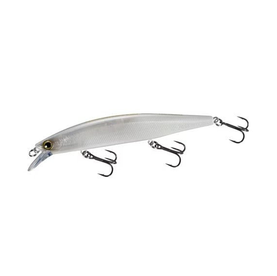 Jerkbait Shimano Lure BT World Minnow Flash Boost 115 mm White - Tienda Bass
