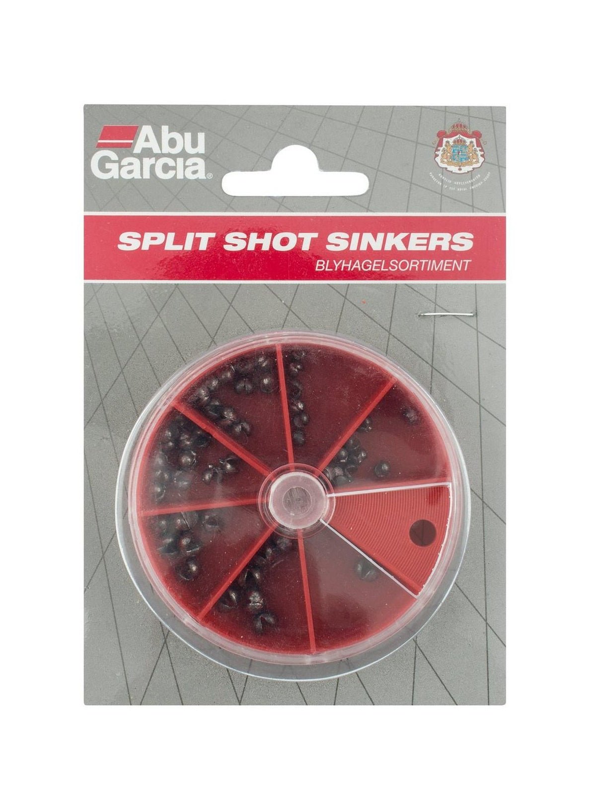 Pack Plomo Abu Garcia Assorted Split Shot Sinkers - Tienda Bass
