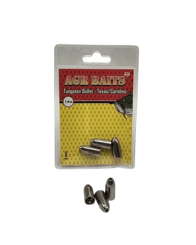 Peso Bala de Tungsteno AGR Texas & Carolina Plata - Tienda Bass