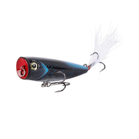Popper Shimano Yasei Pure Pop F 60 mm Black Blue - Tienda Bass