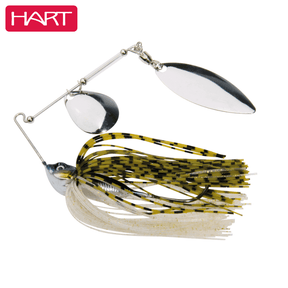 Spinnerbaits Hart Duster 10g Amarillo y Negro - Tienda Bass