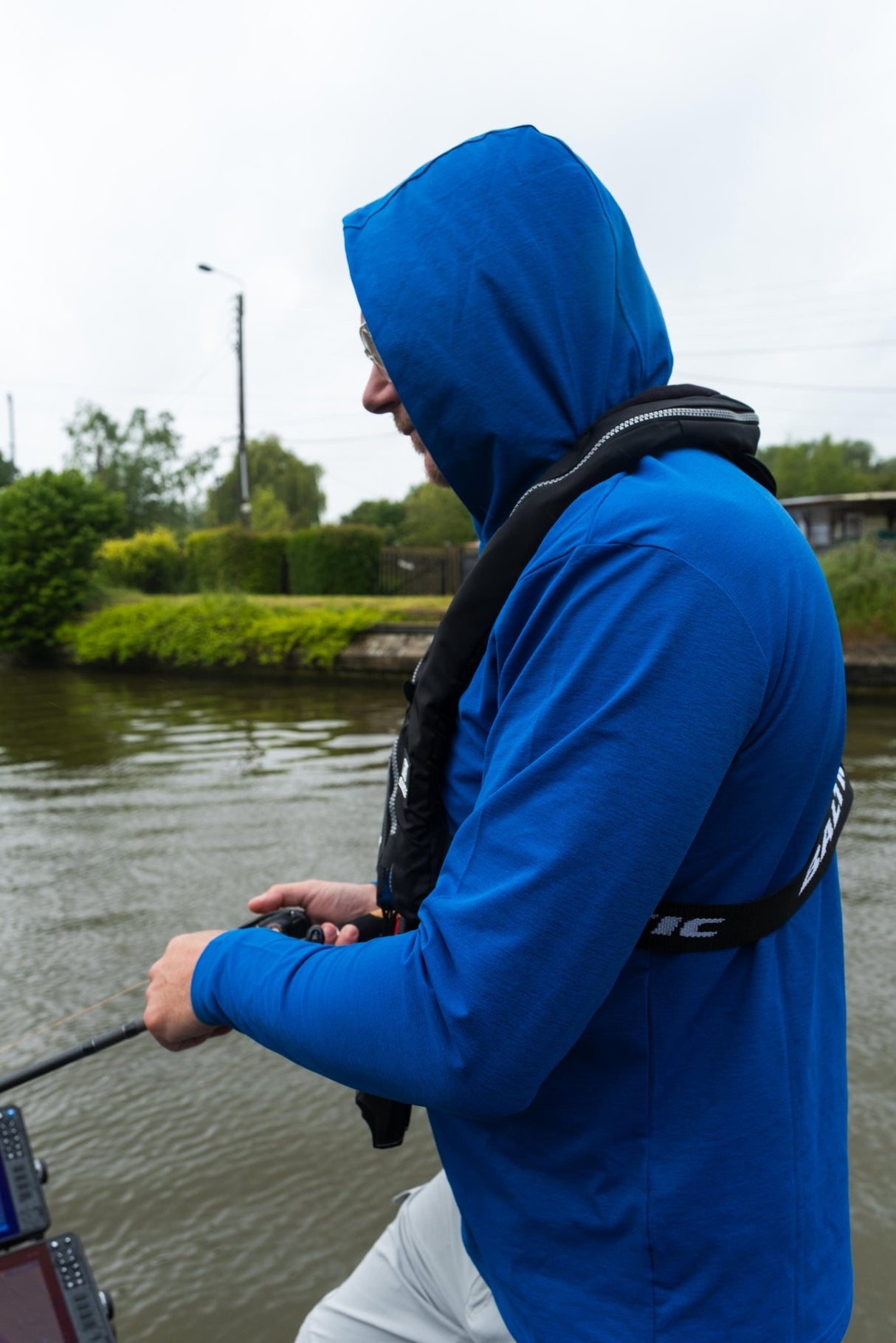 Sudadera Fox Rage con capucha Azul - Tienda Bass