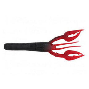 Vinilo Yamamoto Medium Craw 5'' - 127 mm Black Red Claws - Tienda Bass