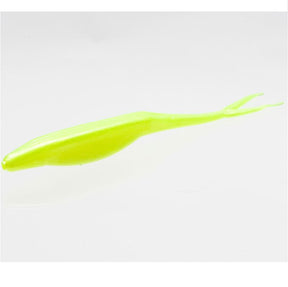 Vinilo Zoom Super Flukes Jr 100 mm Chartreuse Pearl - Tienda Bass