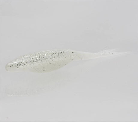 Vinilo Zoom Super Flukes Jr 100 mm White Ice - Tienda Bass