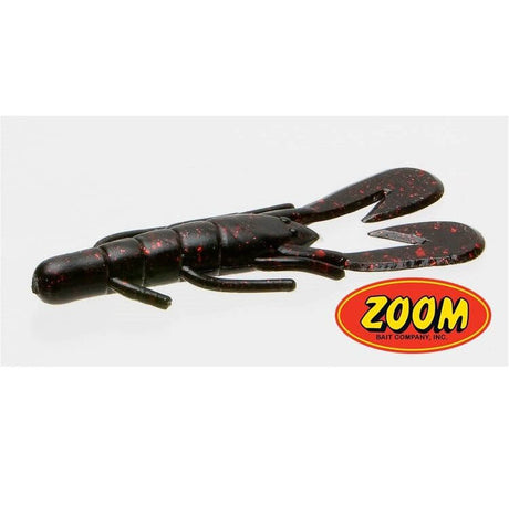 vinilo zoom ultravibe speed craw black red glitter