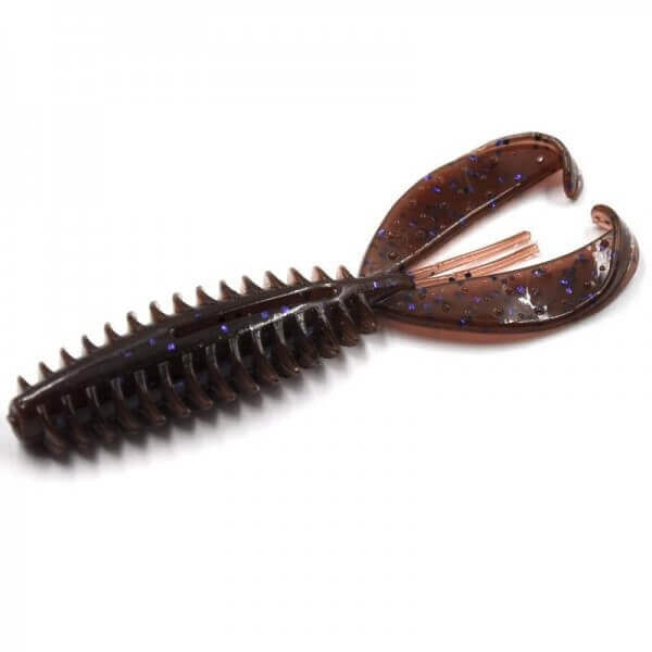 Vinilo Zoom Z - Craw Jr Worm 90 mm Cinnamon Purple - Tienda Bass