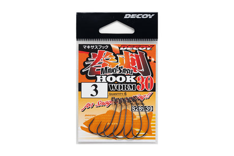 Anzuelos Decoy Worm 30 Makisasu Hook
